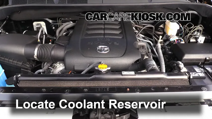 2015 Toyota Tundra Platinum 5.7L V8 Coolant (Antifreeze) Flush Coolant